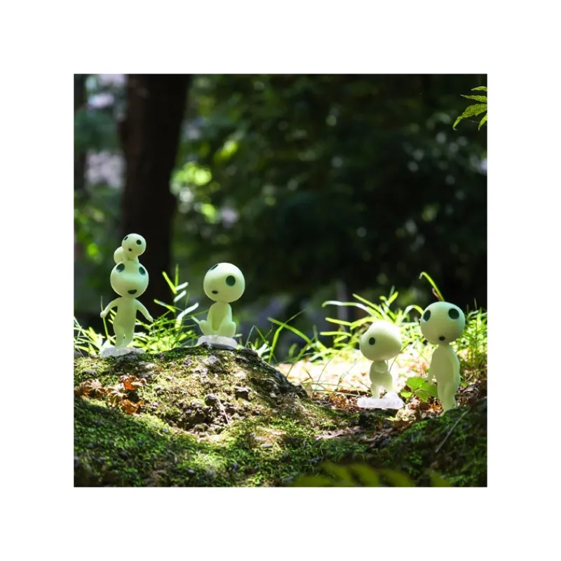 Statues*Maison Ghibli Statue steated Kodama - Princess Mononoke