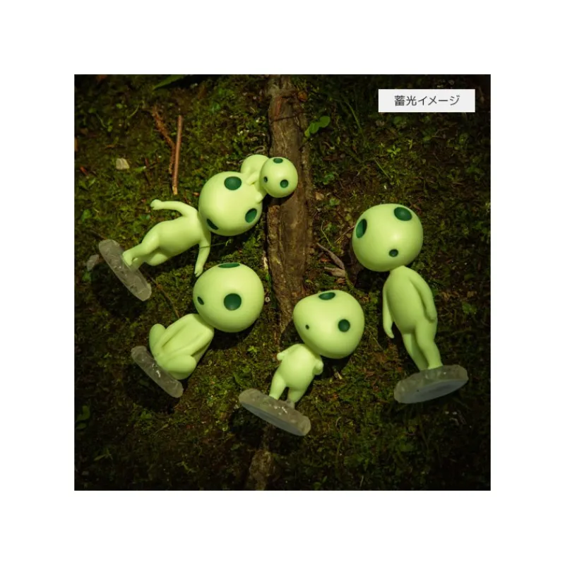 Statues*Maison Ghibli Statue steated Kodama - Princess Mononoke