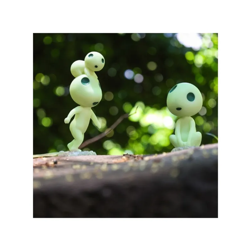 Statues*Maison Ghibli Statue steated Kodama - Princess Mononoke