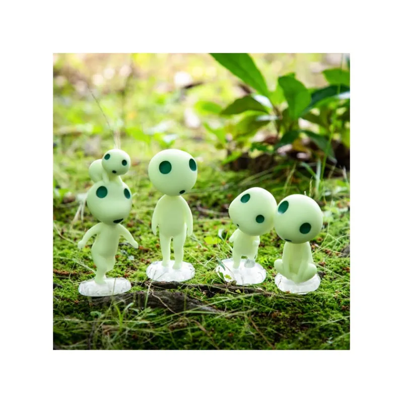 Statues*Maison Ghibli Statue steated Kodama - Princess Mononoke