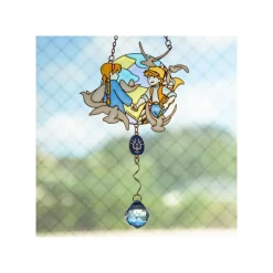 Décoration*Maison Ghibli Sun catcher Stained glass Sheeta & Pazu - Castle in the Sky