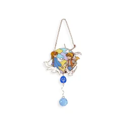 Décoration*Maison Ghibli Sun catcher Stained glass Sheeta & Pazu - Castle in the Sky