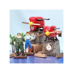 Décoration*Maison Ghibli TABLE CLOCK MARCO SAVOIA TRIAL MODEL - PORCO ROSSO