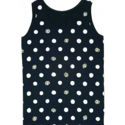 Outfits*Maison Ghibli TANK TOP TOTORO KUROSUKE DOTS BLACK(LADIES) - MY NEIGHBOR TOTORO