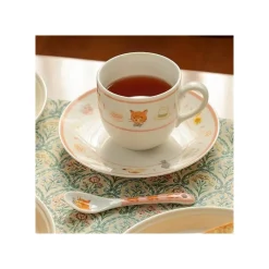 Kitchenware*Maison Ghibli Tea time & Cat Plate - The Cat Returns