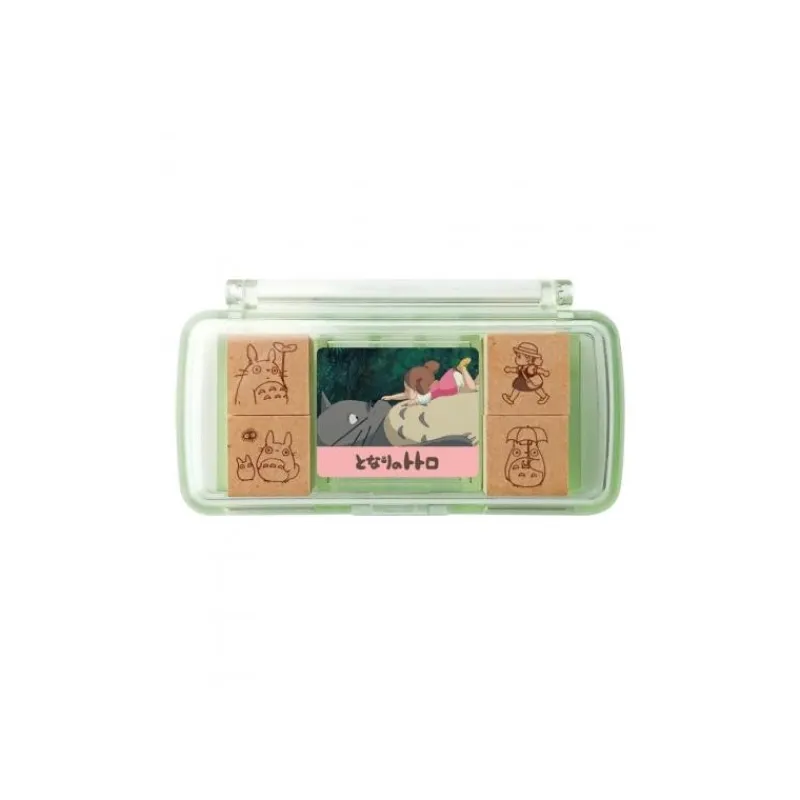 Small Equipment*Maison Ghibli Totoro & Mei Mini Stamp Set Red - My Neighbor Totoro