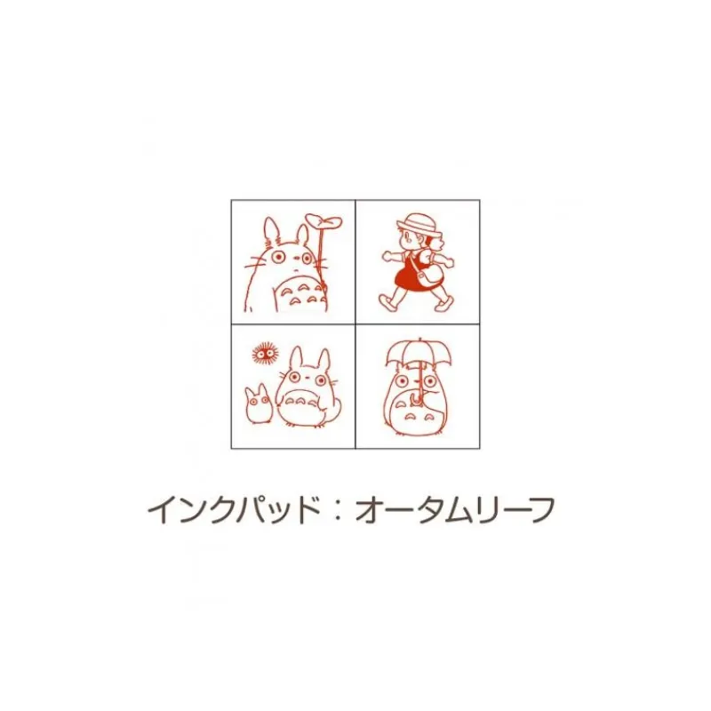 Small Equipment*Maison Ghibli Totoro & Mei Mini Stamp Set Red - My Neighbor Totoro