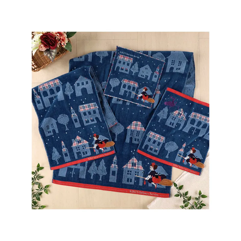 Household Linen*Maison Ghibli Towel The Night of Departure 34x80 cm - Kiki's Delivery Service