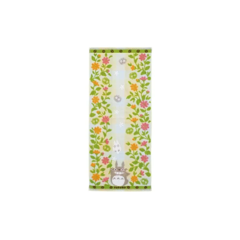 Household Linen*Maison Ghibli Towel Totoro Flower garden 34x80 cm - My Neighbor Totoro