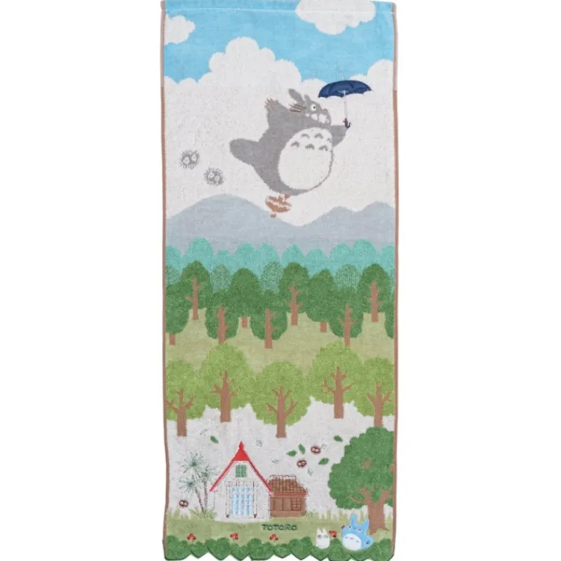 Household Linen*Maison Ghibli Towel Totoro in the sky 34x80 cm - My Neighbor Totoro