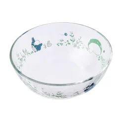 Kitchenware*Maison Ghibli Transparent bowl 17cm Chasing acorns - My Neighbor Totoro