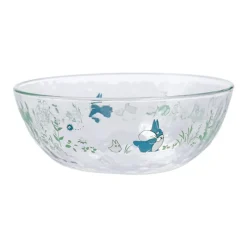 Kitchenware*Maison Ghibli Transparent bowl 17cm Chasing acorns - My Neighbor Totoro