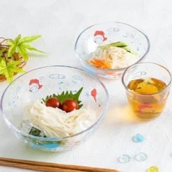 Kitchenware*Maison Ghibli Transparent bowl 13cm Ponyo under the sea - Ponyo on the Cliff