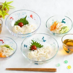 Kitchenware*Maison Ghibli Transparent bowl 13cm Ponyo under the sea - Ponyo on the Cliff