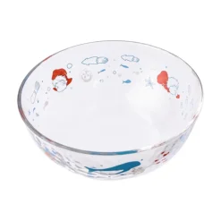 Kitchenware*Maison Ghibli Transparent bowl 17cm Ponyo under the sea - Ponyo on the Cliff