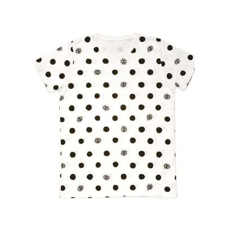 Outfits*Maison Ghibli T-SHIRTS TOTORO KUROSUKE DOTS WHITE S(LADIES) - MY NEIGHBOR TOTORO