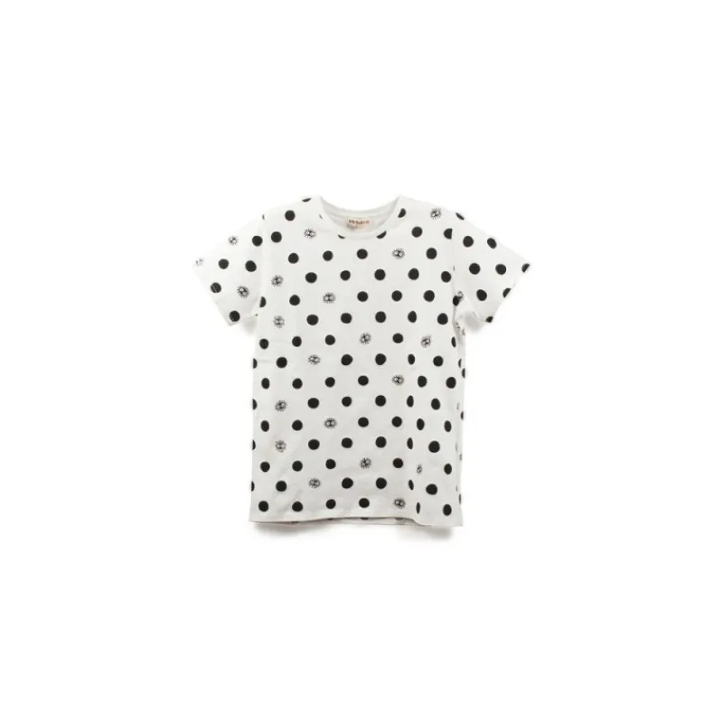 Outfits*Maison Ghibli T-SHIRTS TOTORO NOIRAUDES DOTS BLANC M (FEMME) - MON VOISIN TOTORO