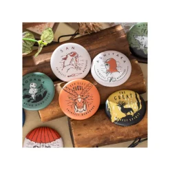 Badges*Maison Ghibli Vintage Badge Collection 10 PCS - Princess Mononoke
