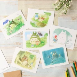 Postcards And Letter Papers*Maison Ghibli Watercolour Greeting cards 24 x 15,8 cm On the line - Nausicaa