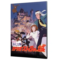 Wall Decoration*Maison Ghibli Wood Panel 02 - Lupin Classic Poster - Castle of Cagliostro