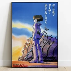 Wall Decoration*Maison Ghibli Wood Panel 35 x 50 Japanese Movie Poster - Nausicaa