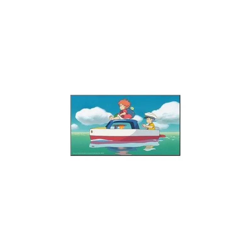 Wall Decoration*Maison Ghibli WOOD PANEL GHIBLI 02 - PONYO & SOSUKE