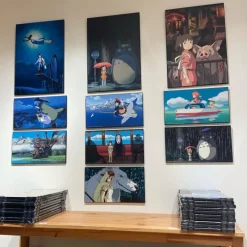Wall Decoration*Maison Ghibli WOOD PANEL GHIBLI 02 - PONYO & SOSUKE