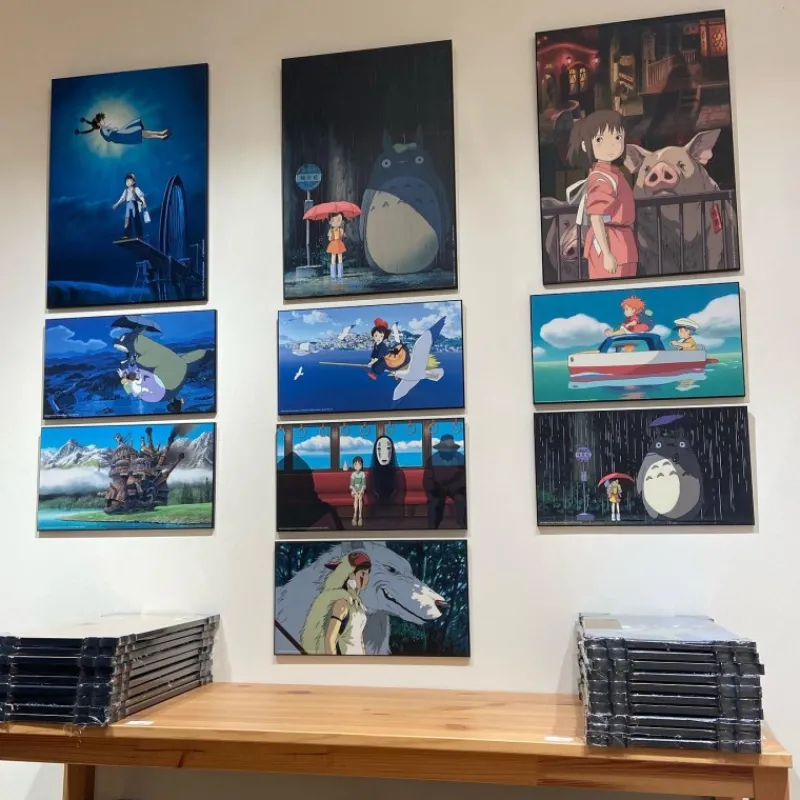 Wall Decoration*Maison Ghibli WOOD PANEL GHIBLI 02 - PONYO & SOSUKE