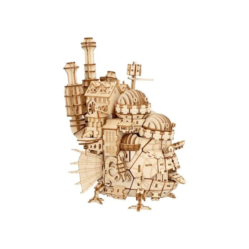Arts And Crafts*Maison Ghibli Wooden Craft Kit Kigumi Howl’s Castle - Howl's Moving Castle