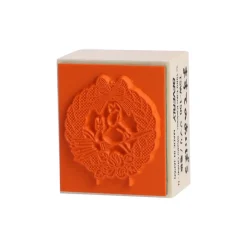 Small Equipment*Maison Ghibli Wreath of bread Wood stamp - Kiki'S Delivery Service