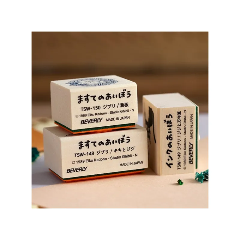Small Equipment*Maison Ghibli Wreath of bread Wood stamp - Kiki'S Delivery Service