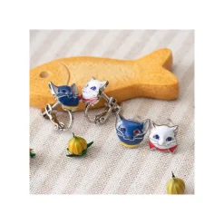 Jewellery*Maison Ghibli Yuki & Moon Pierced Earrings - The Cat Returns